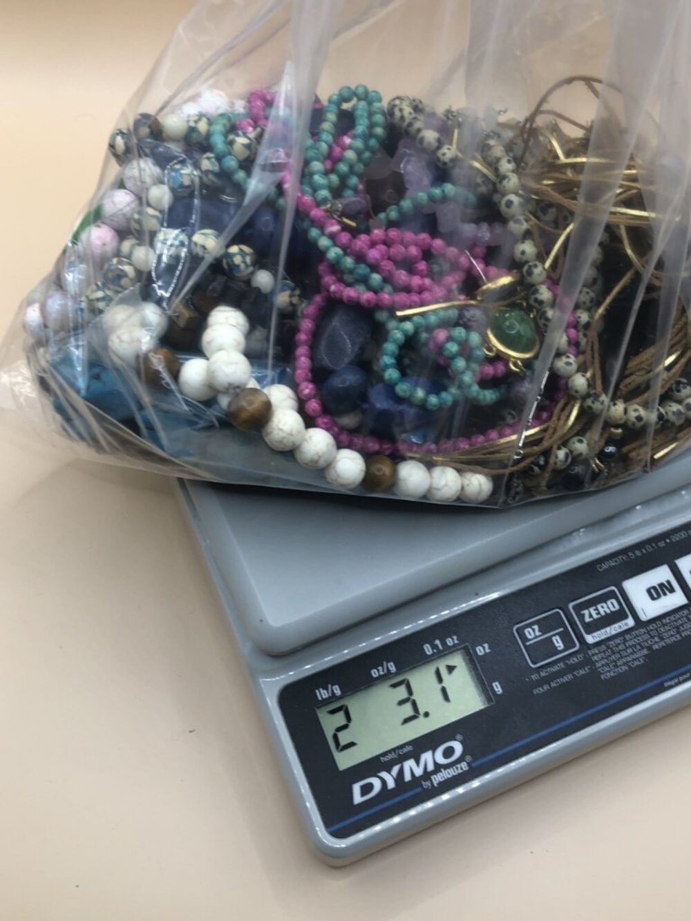 Premium Diy Craft LOT 2lb Broken Jewelry Stone Gemstone Glass Pearls + More READ